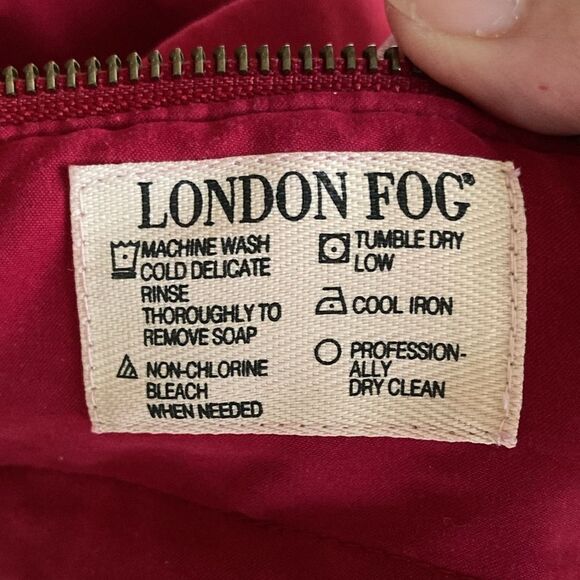 London Fog Little Red Riding Hood Lined Hooded Jacket Size Women’s S - Picture 12 of 12
